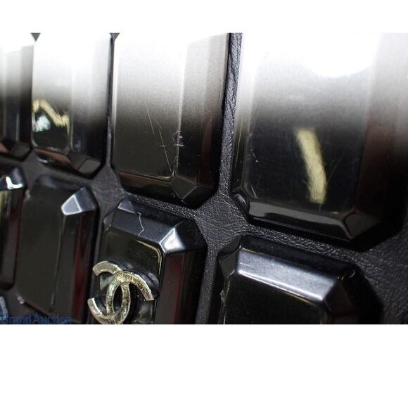 Chanel Art Camera Bag 14S Rare 2014 Ombre Plexiglass Leather Pop CC Authentic - Picture 12 of 15